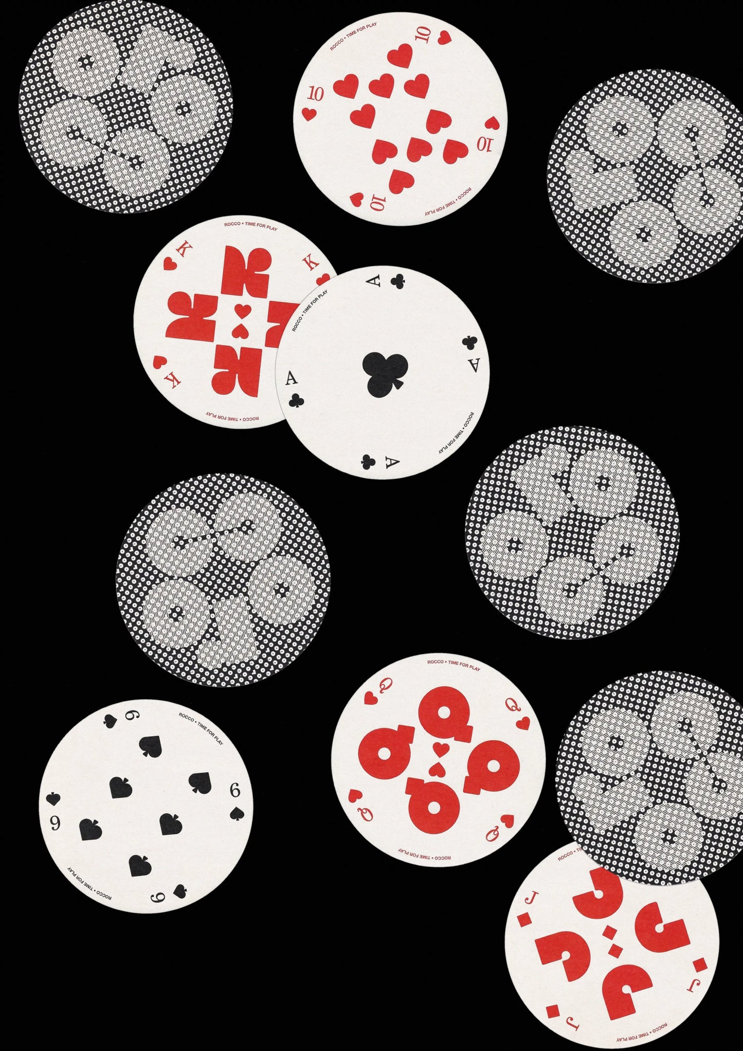 Time for Play - Round Playing Cards