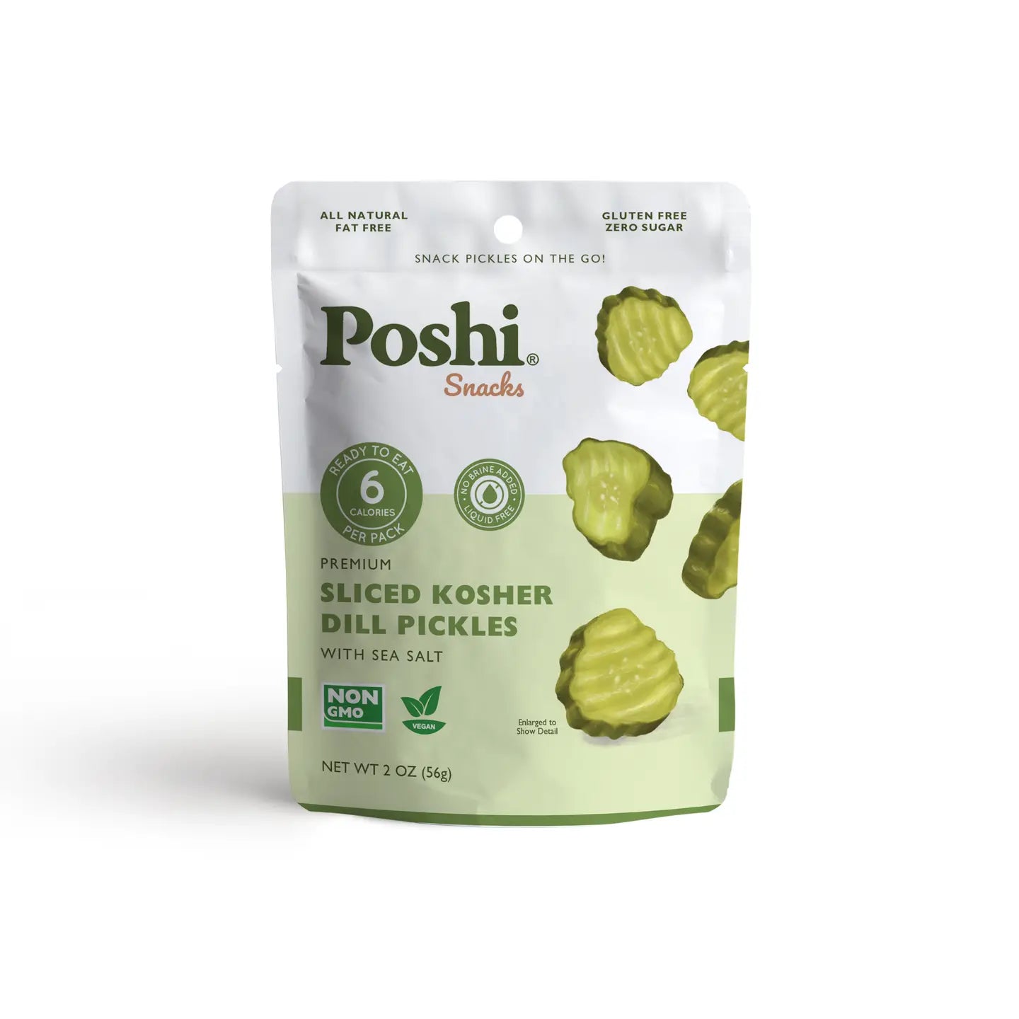 Poshi Sliced Kosher Dill Pickles