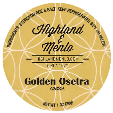 Highland & Menlo Golden Osetra