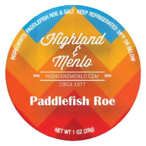 Paddlefish Roe Caviar - 1 oz 28g