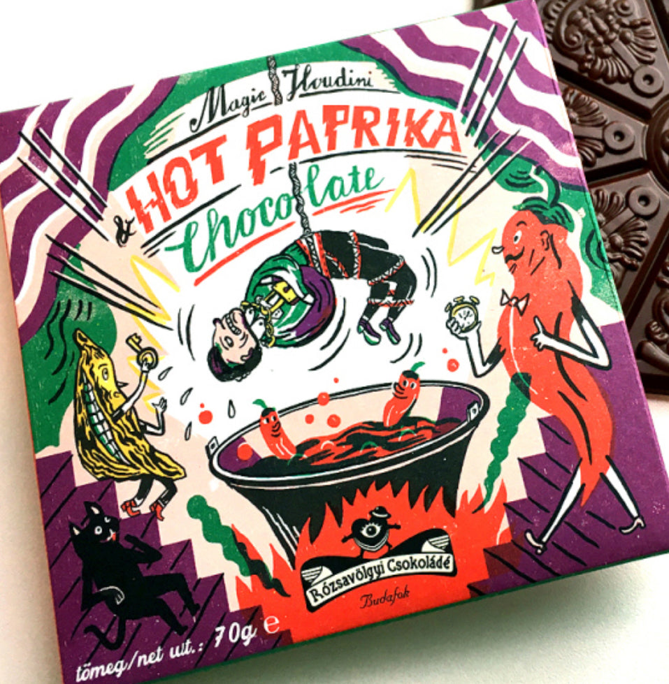 Rozsavolgyi Csokolade Magic Houdini’s Chocolate w/ Hot Paprika