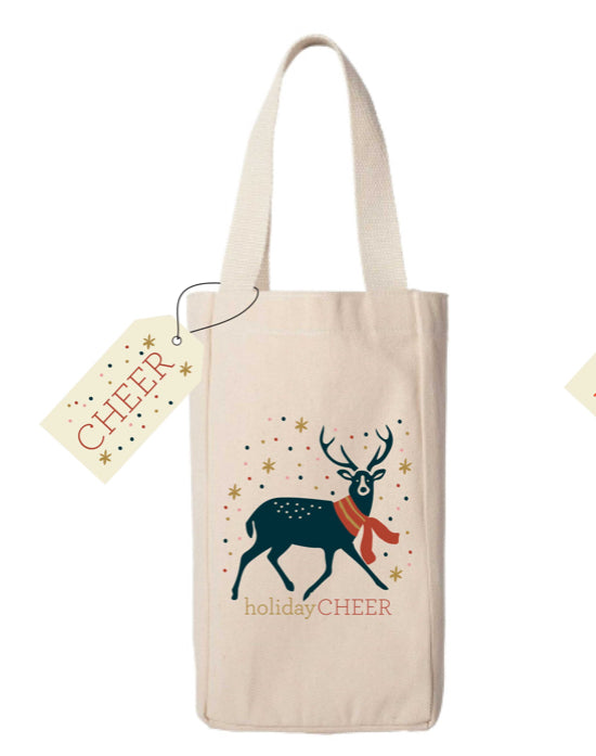 Holiday Cheer Deer & Scarf Bag