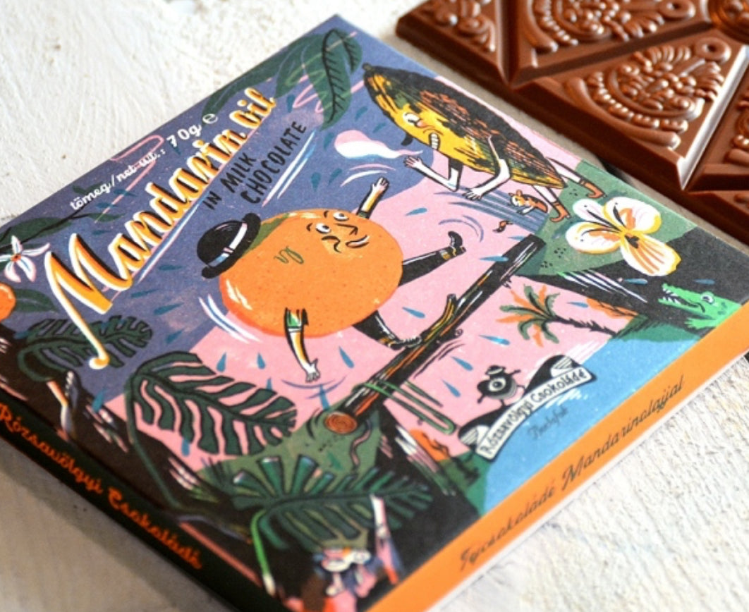 Rozsavolgyi Csokolade Milk Chocolate w/ Mandarin