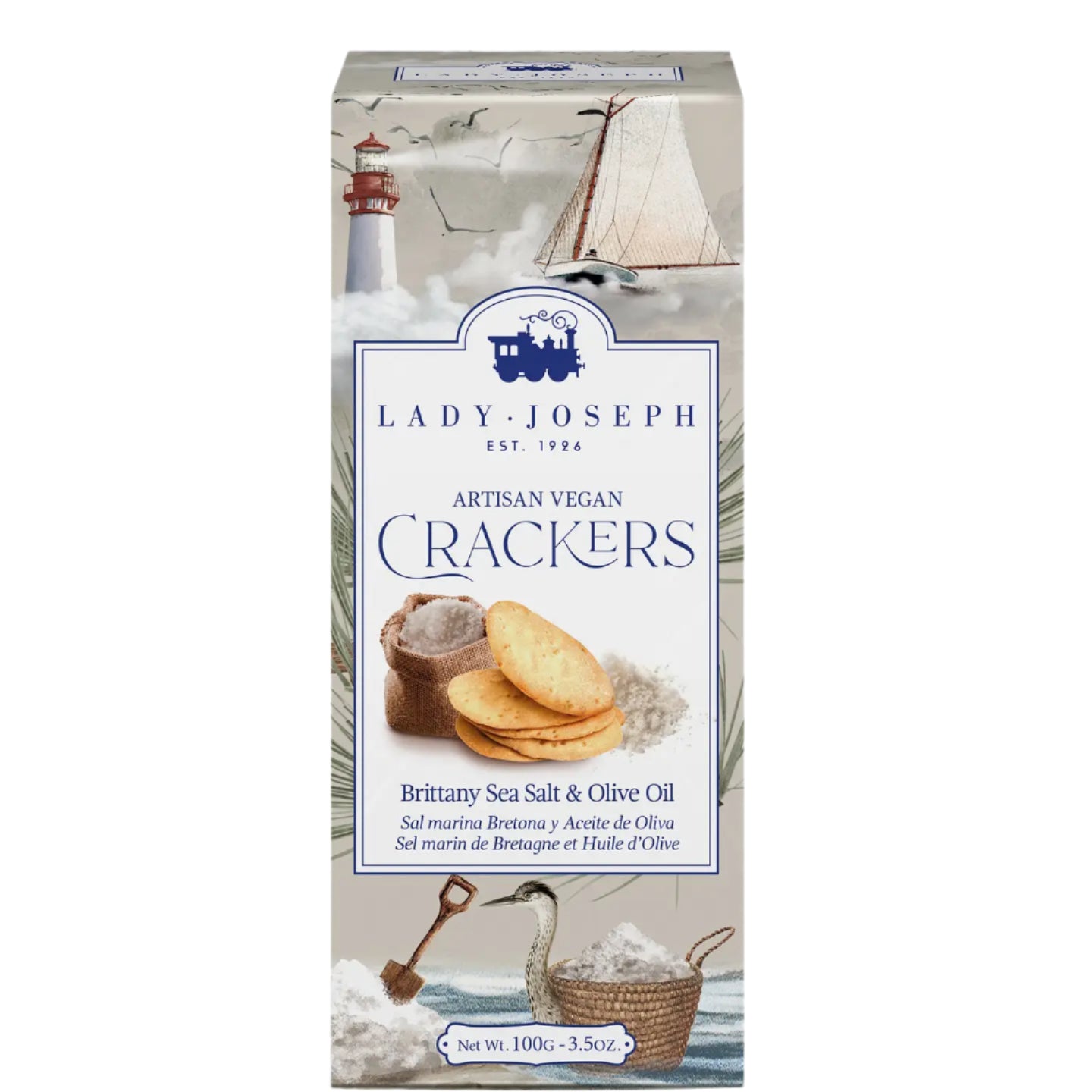 Lady Joseph Sea Salt + Olive Oil Crackers