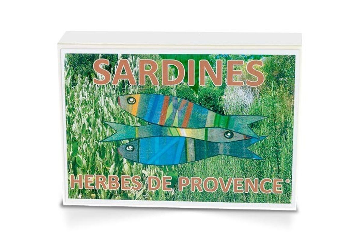 Collector Sardines with Olive Oil and Organic Provence Herbs
