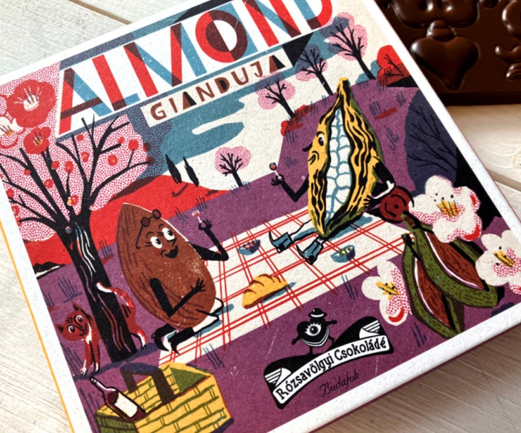 Rozsavolgyi Gianduja Almond Chocolate