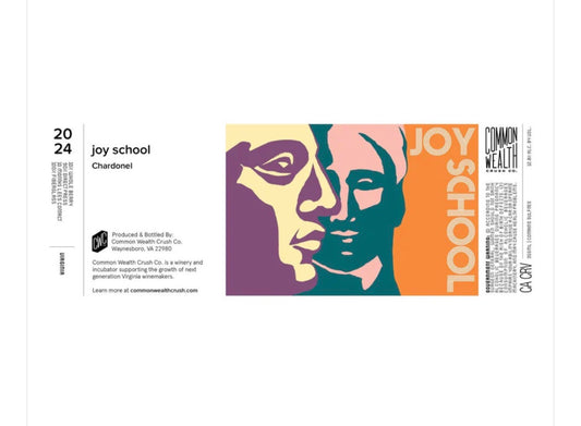 2024 common Wealth Crush Co. Joy School Chardonel