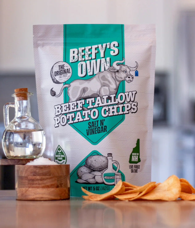 Beefy’s Own Tallow Chips Salt N’ Vinegar