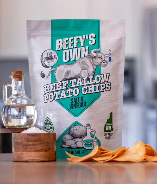 Beefy’s Own Tallow Chips Salt N’ Vinegar