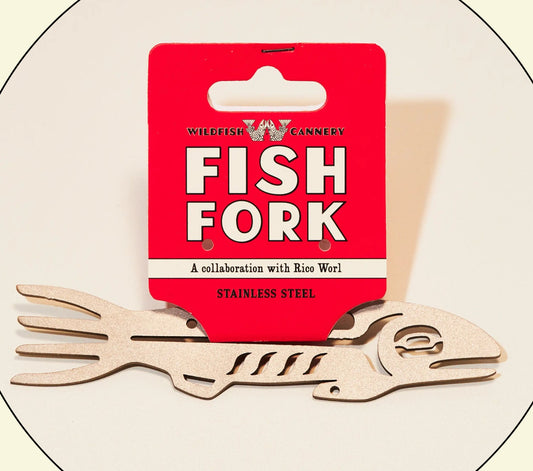 Wild fish Cannery Stainless Steel Fish Fork
