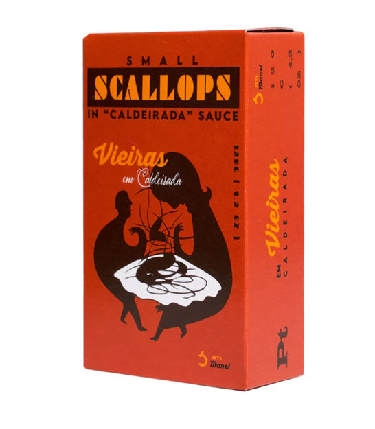 Ati mantel small scallops In caldeirada sauce