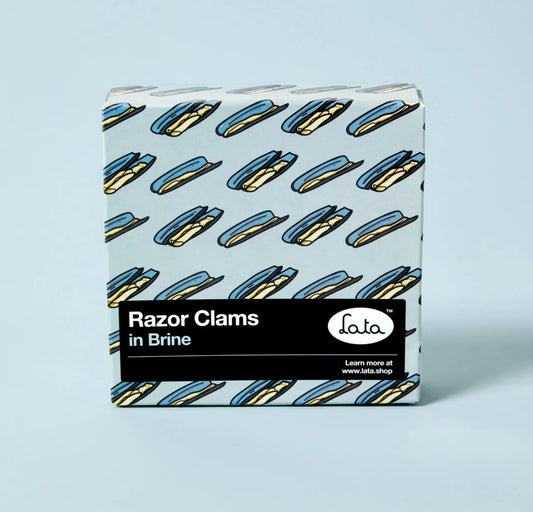 Lata Razor Clams in Brine