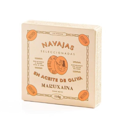 Maruxaina Razor Clams in Spanish Olive Oil