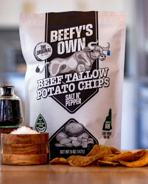 Beefy’s Own Tallow Chips Salt N’ Pepper