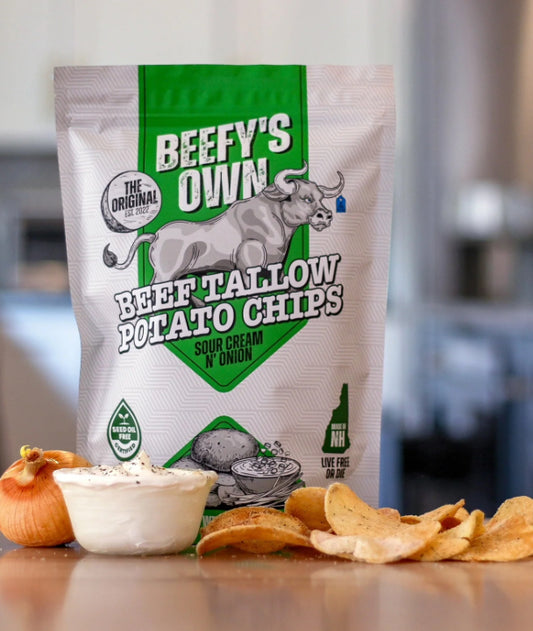 Beefy’s Own Tallow Chips Sour Cream N’ Onion