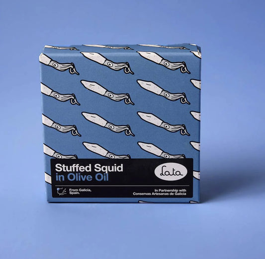 Lata Stuffed Squid In Olive Oil
