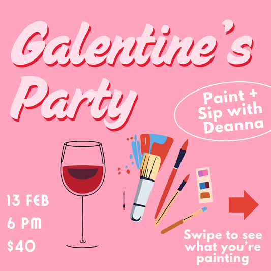 Paint + Sip Galentine's Day